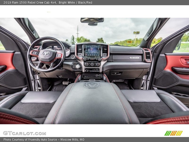 Dashboard of 2019 1500 Rebel Crew Cab 4x4
