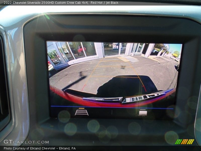 Red Hot / Jet Black 2022 Chevrolet Silverado 2500HD Custom Crew Cab 4x4