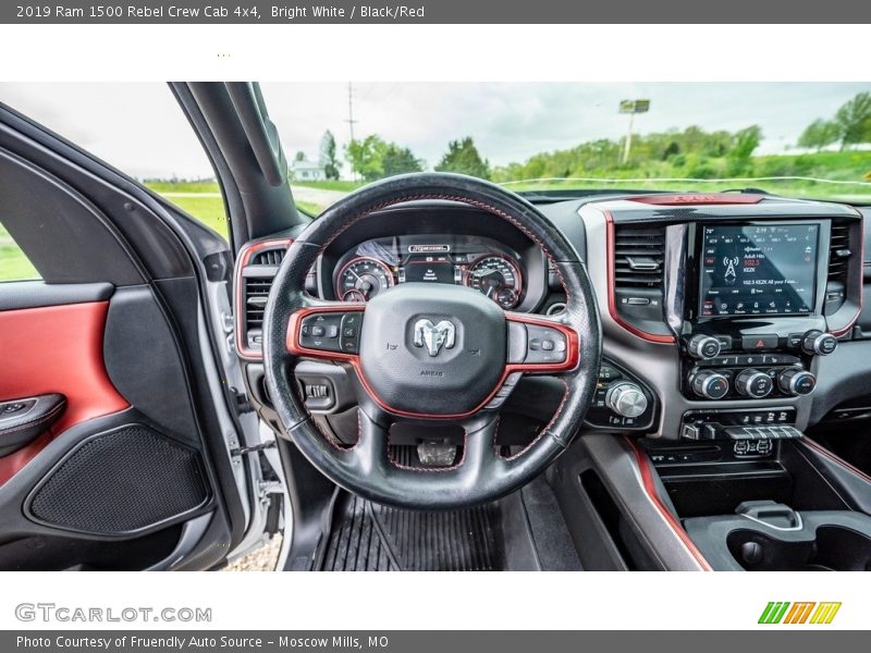 Dashboard of 2019 1500 Rebel Crew Cab 4x4