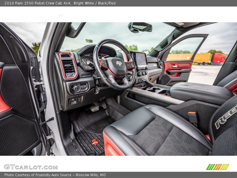  2019 1500 Rebel Crew Cab 4x4 Black/Red Interior