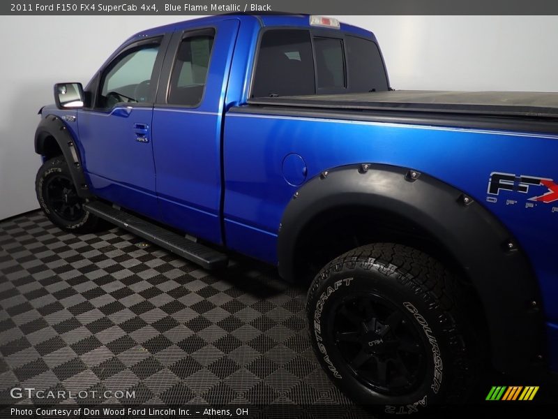 Blue Flame Metallic / Black 2011 Ford F150 FX4 SuperCab 4x4