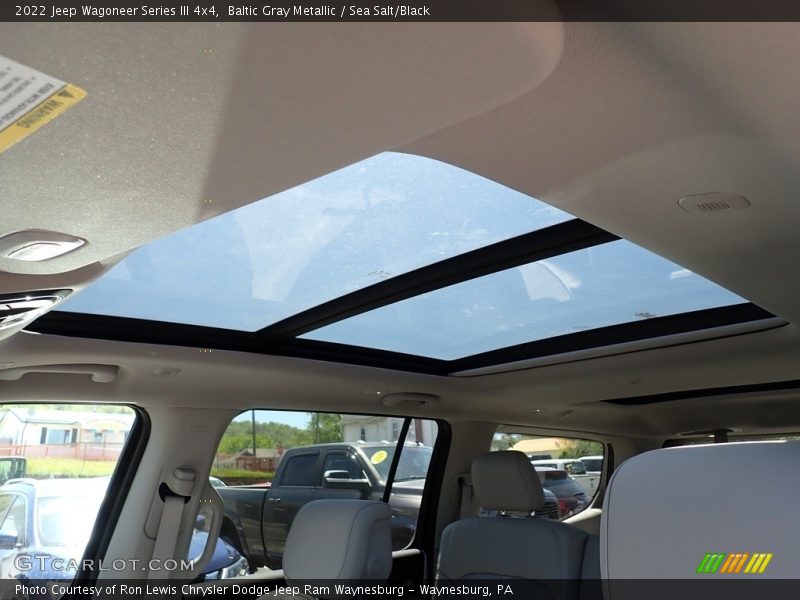Baltic Gray Metallic / Sea Salt/Black 2022 Jeep Wagoneer Series III 4x4