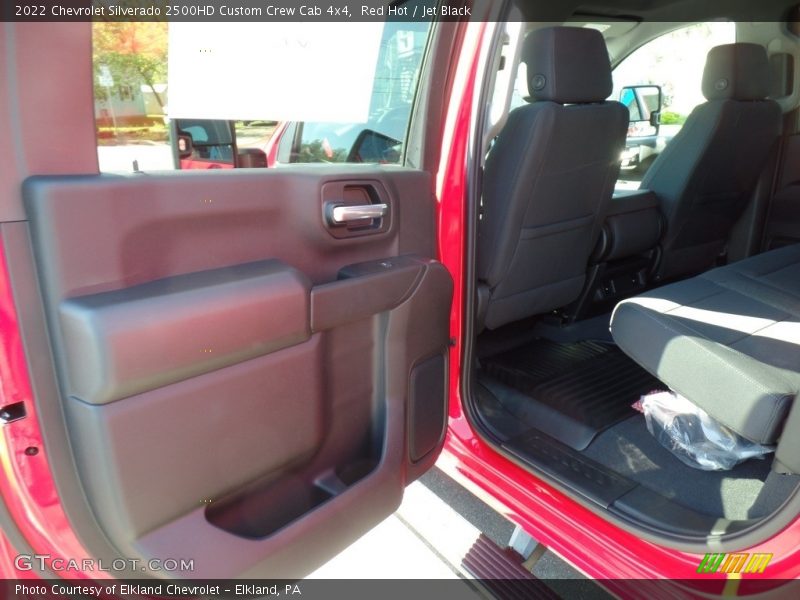Red Hot / Jet Black 2022 Chevrolet Silverado 2500HD Custom Crew Cab 4x4