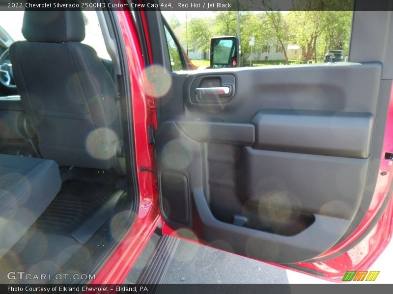 Red Hot / Jet Black 2022 Chevrolet Silverado 2500HD Custom Crew Cab 4x4