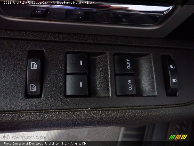 Blue Flame Metallic / Black 2011 Ford F150 FX4 SuperCab 4x4
