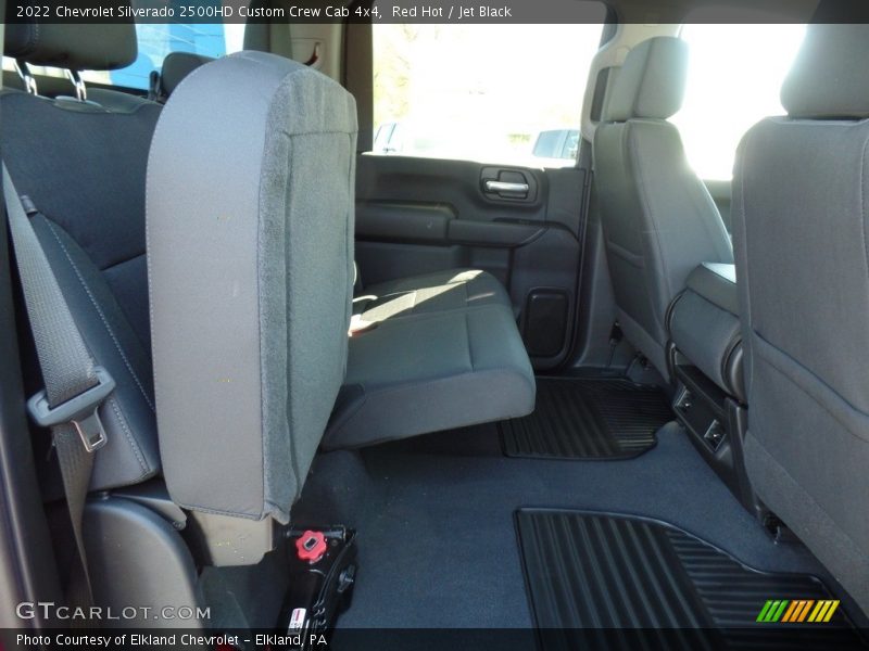 Red Hot / Jet Black 2022 Chevrolet Silverado 2500HD Custom Crew Cab 4x4