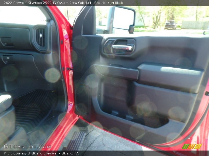 Red Hot / Jet Black 2022 Chevrolet Silverado 2500HD Custom Crew Cab 4x4