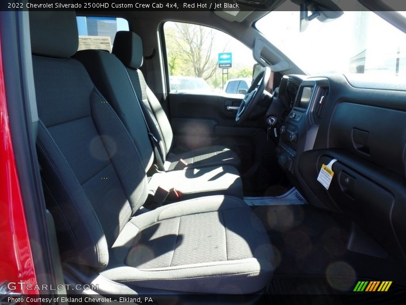 Red Hot / Jet Black 2022 Chevrolet Silverado 2500HD Custom Crew Cab 4x4
