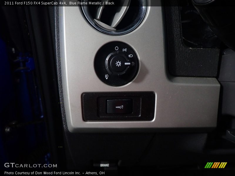 Blue Flame Metallic / Black 2011 Ford F150 FX4 SuperCab 4x4