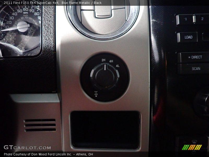 Blue Flame Metallic / Black 2011 Ford F150 FX4 SuperCab 4x4