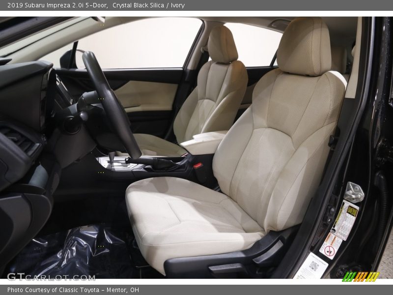 Crystal Black Silica / Ivory 2019 Subaru Impreza 2.0i 5-Door