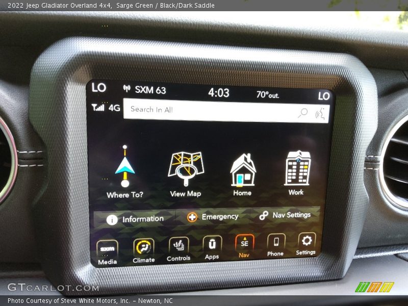 Sarge Green / Black/Dark Saddle 2022 Jeep Gladiator Overland 4x4