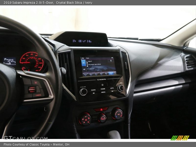 Crystal Black Silica / Ivory 2019 Subaru Impreza 2.0i 5-Door