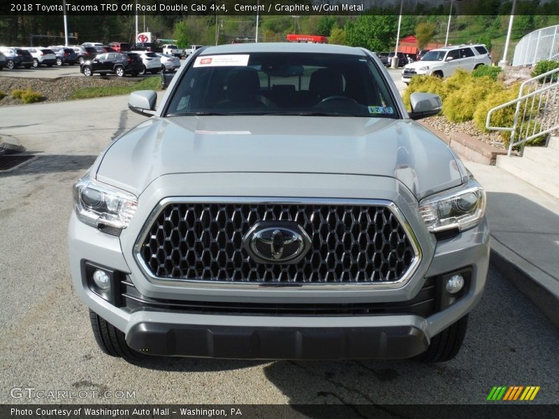 Cement / Graphite w/Gun Metal 2018 Toyota Tacoma TRD Off Road Double Cab 4x4