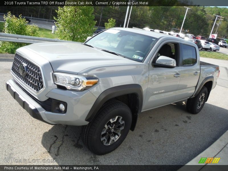 Cement / Graphite w/Gun Metal 2018 Toyota Tacoma TRD Off Road Double Cab 4x4