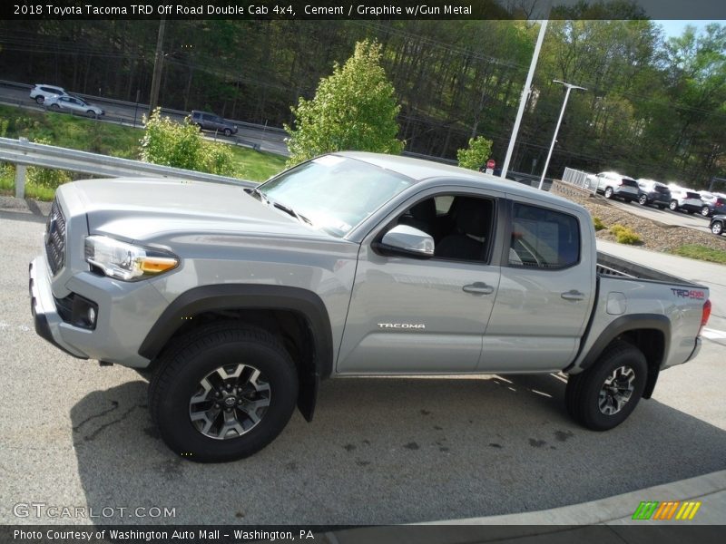 Cement / Graphite w/Gun Metal 2018 Toyota Tacoma TRD Off Road Double Cab 4x4