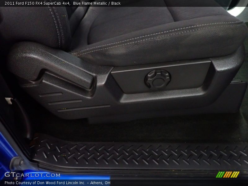 Blue Flame Metallic / Black 2011 Ford F150 FX4 SuperCab 4x4