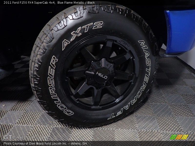 Blue Flame Metallic / Black 2011 Ford F150 FX4 SuperCab 4x4