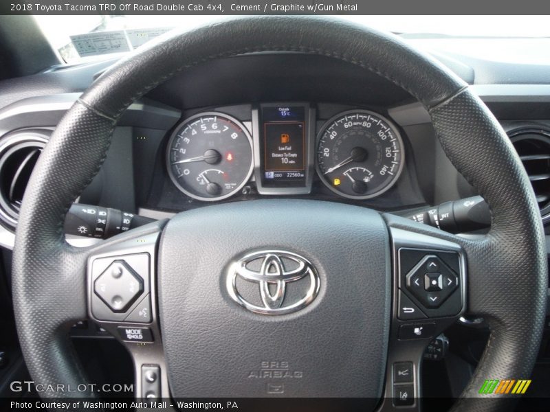 Cement / Graphite w/Gun Metal 2018 Toyota Tacoma TRD Off Road Double Cab 4x4