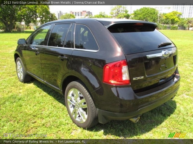 Kodiak Brown Metallic / Sienna/Charcoal Black 2013 Ford Edge Limited