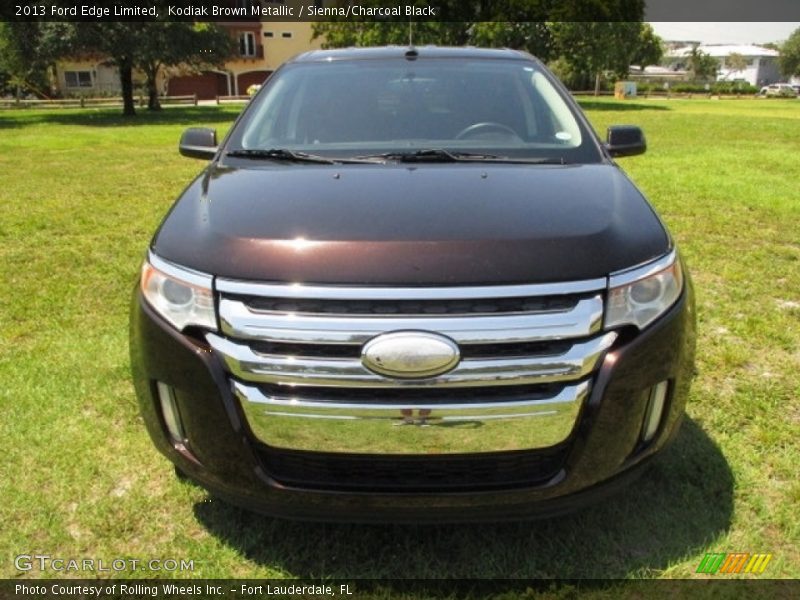 Kodiak Brown Metallic / Sienna/Charcoal Black 2013 Ford Edge Limited