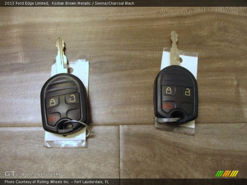Kodiak Brown Metallic / Sienna/Charcoal Black 2013 Ford Edge Limited