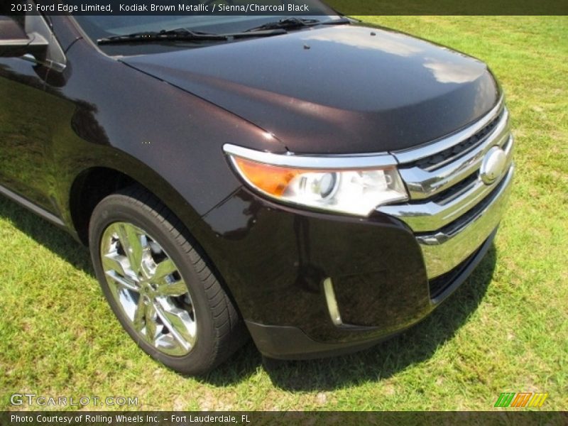 Kodiak Brown Metallic / Sienna/Charcoal Black 2013 Ford Edge Limited