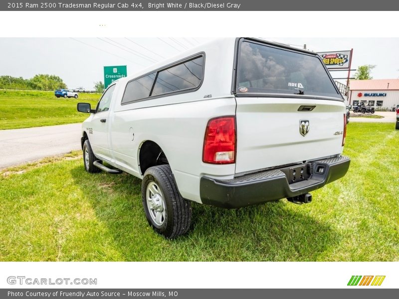 Bright White / Black/Diesel Gray 2015 Ram 2500 Tradesman Regular Cab 4x4