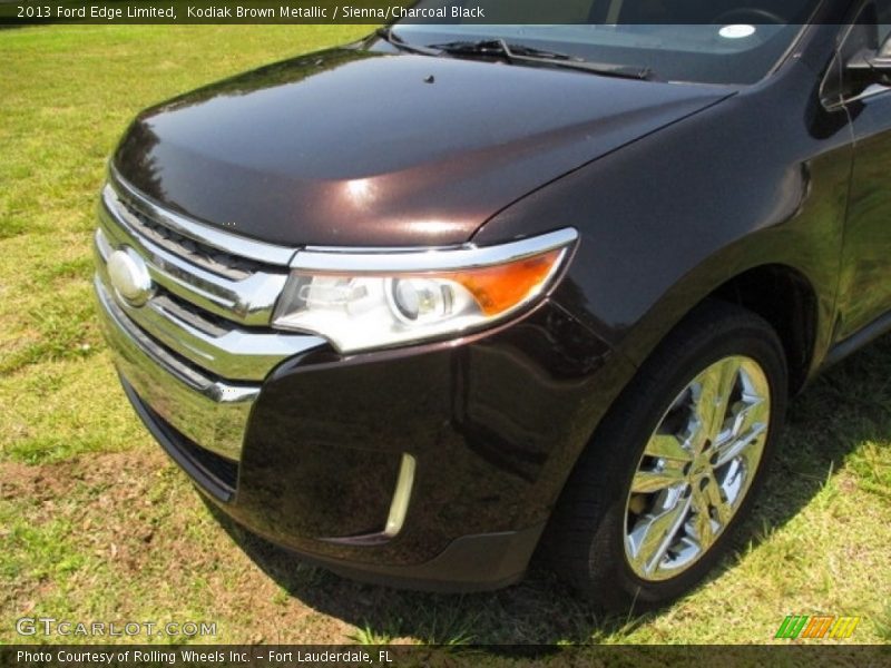 Kodiak Brown Metallic / Sienna/Charcoal Black 2013 Ford Edge Limited