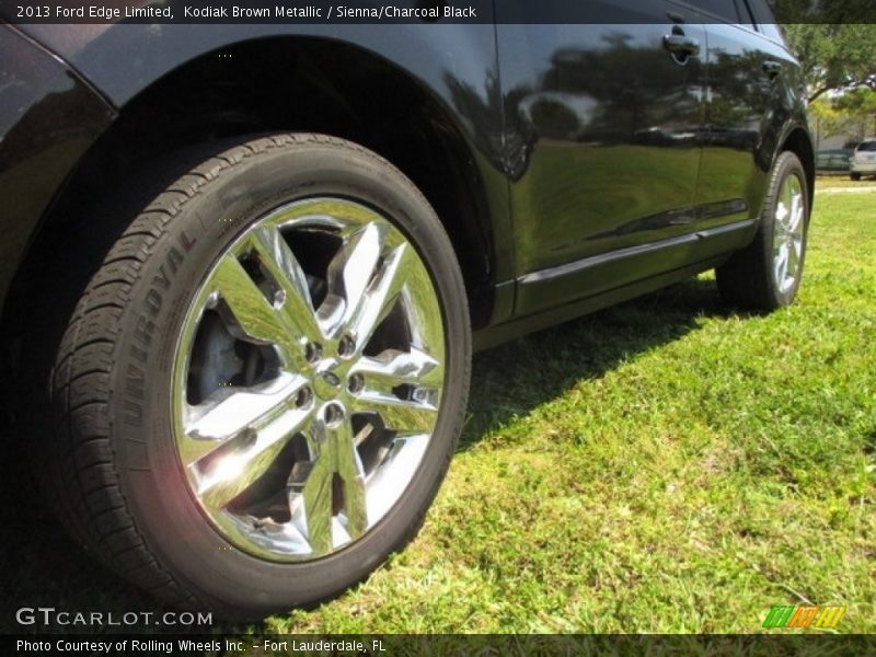 Kodiak Brown Metallic / Sienna/Charcoal Black 2013 Ford Edge Limited