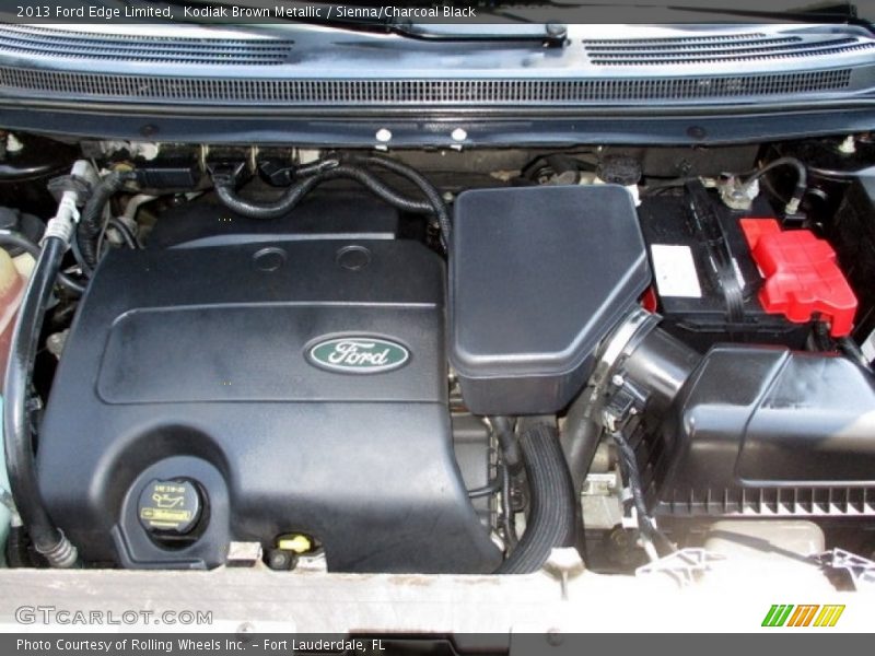 Kodiak Brown Metallic / Sienna/Charcoal Black 2013 Ford Edge Limited