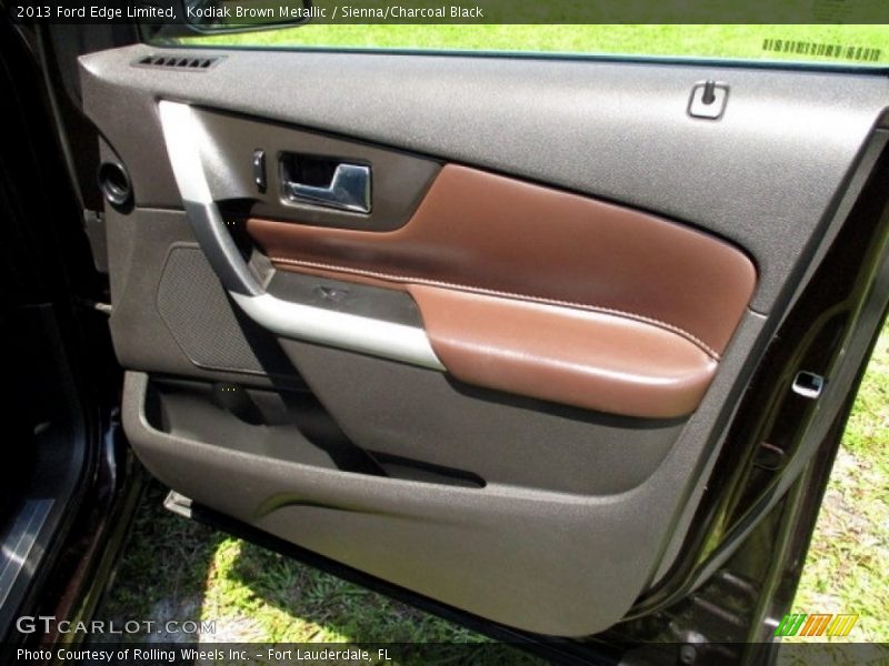 Kodiak Brown Metallic / Sienna/Charcoal Black 2013 Ford Edge Limited