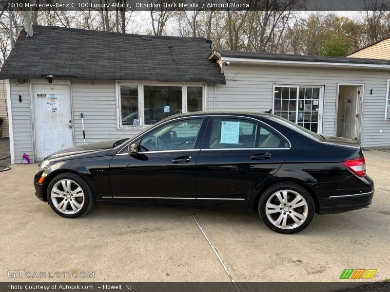 Obsidian Black Metallic / Almond/Mocha 2010 Mercedes-Benz C 300 Luxury 4Matic