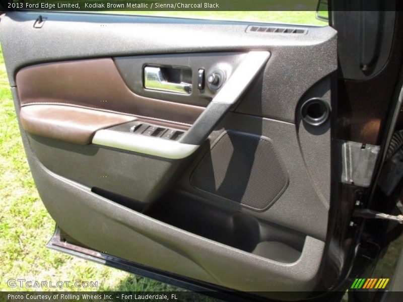 Kodiak Brown Metallic / Sienna/Charcoal Black 2013 Ford Edge Limited