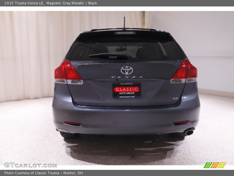 Magnetic Gray Metallic / Black 2015 Toyota Venza LE