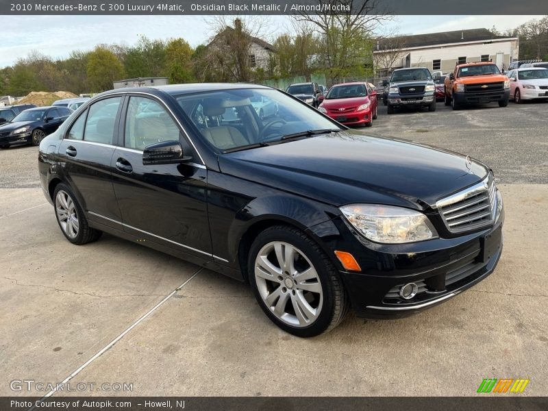 Obsidian Black Metallic / Almond/Mocha 2010 Mercedes-Benz C 300 Luxury 4Matic
