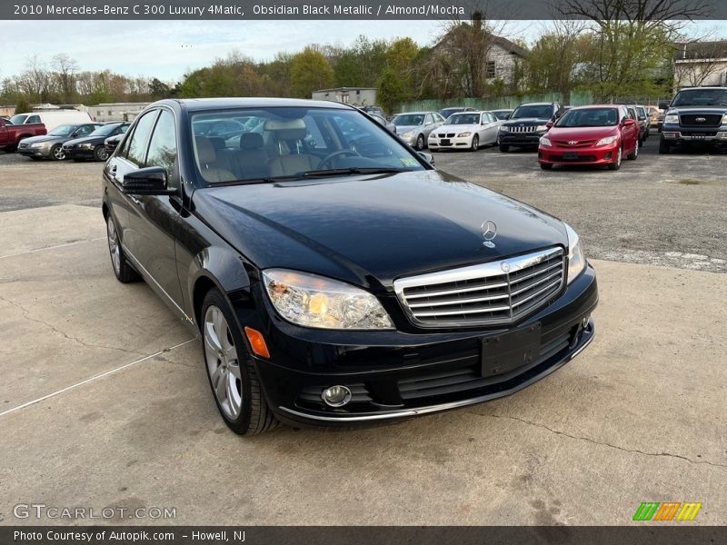 Obsidian Black Metallic / Almond/Mocha 2010 Mercedes-Benz C 300 Luxury 4Matic