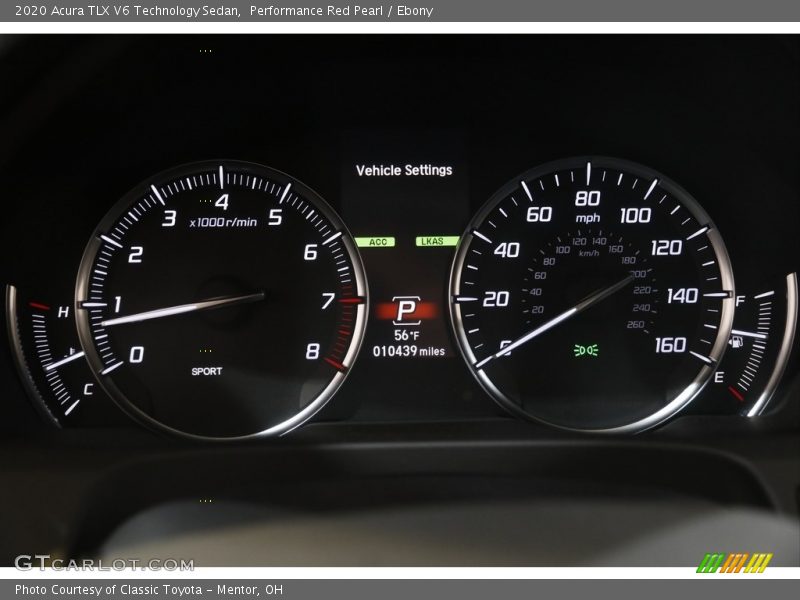  2020 TLX V6 Technology Sedan V6 Technology Sedan Gauges