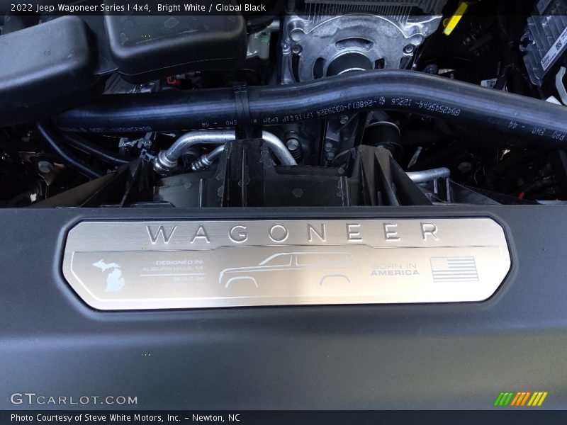 Bright White / Global Black 2022 Jeep Wagoneer Series I 4x4