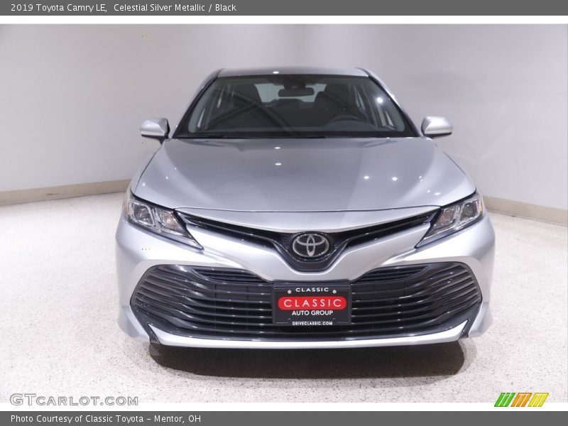 Celestial Silver Metallic / Black 2019 Toyota Camry LE