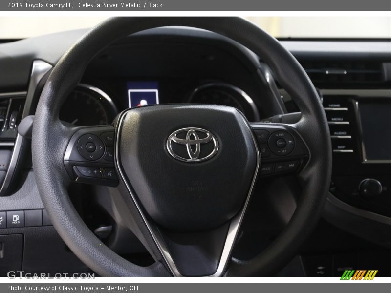 Celestial Silver Metallic / Black 2019 Toyota Camry LE