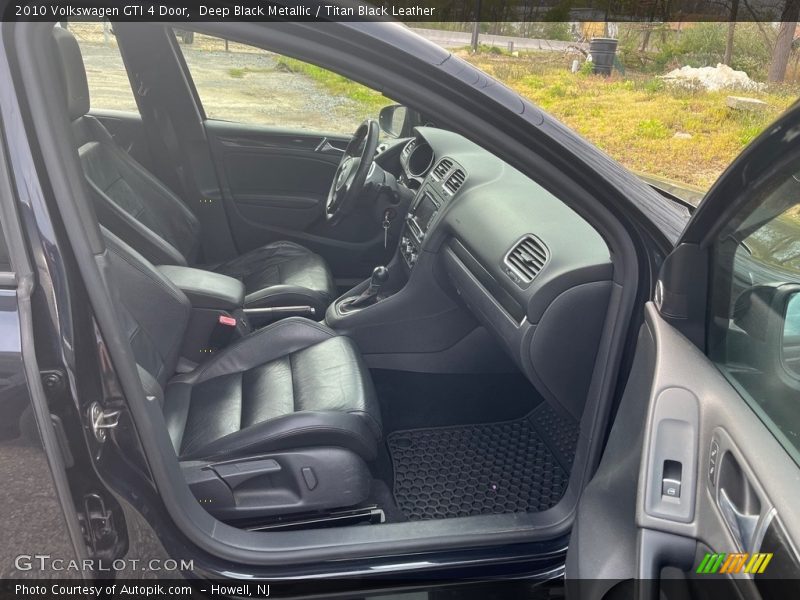 Deep Black Metallic / Titan Black Leather 2010 Volkswagen GTI 4 Door