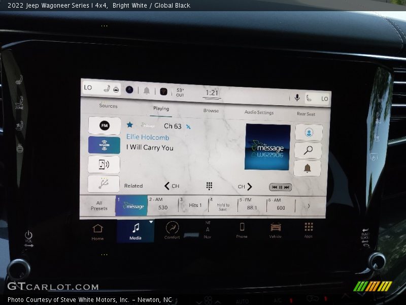 Bright White / Global Black 2022 Jeep Wagoneer Series I 4x4