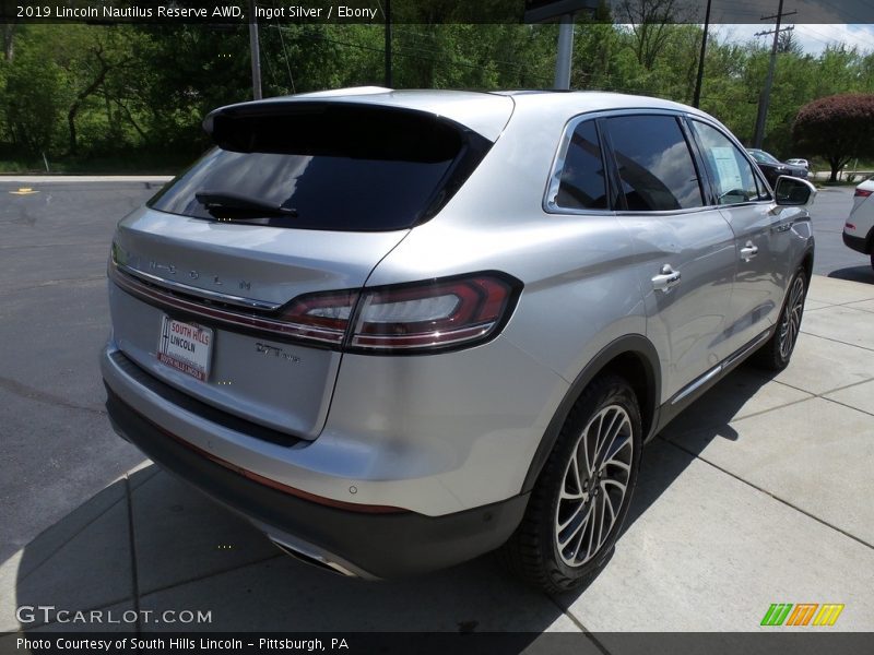 Ingot Silver / Ebony 2019 Lincoln Nautilus Reserve AWD