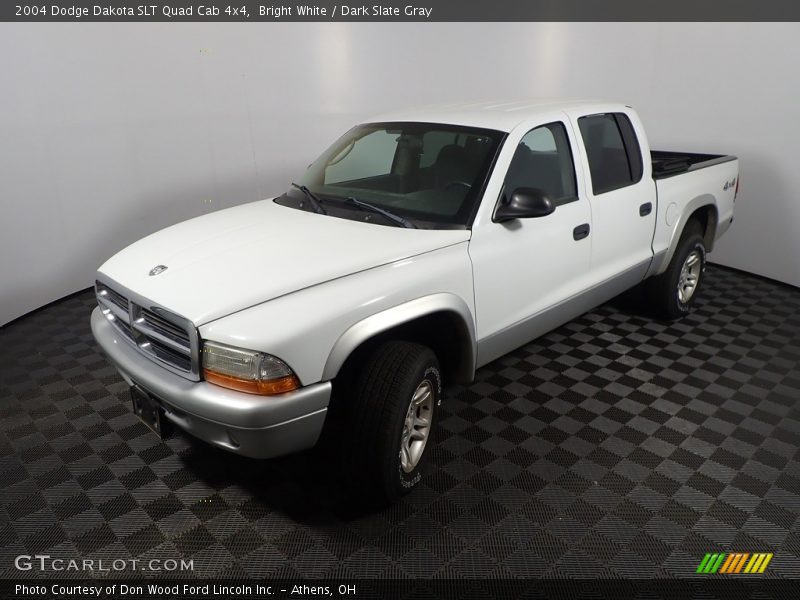 Bright White / Dark Slate Gray 2004 Dodge Dakota SLT Quad Cab 4x4