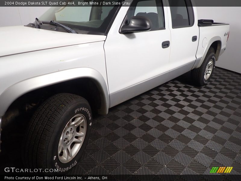 Bright White / Dark Slate Gray 2004 Dodge Dakota SLT Quad Cab 4x4