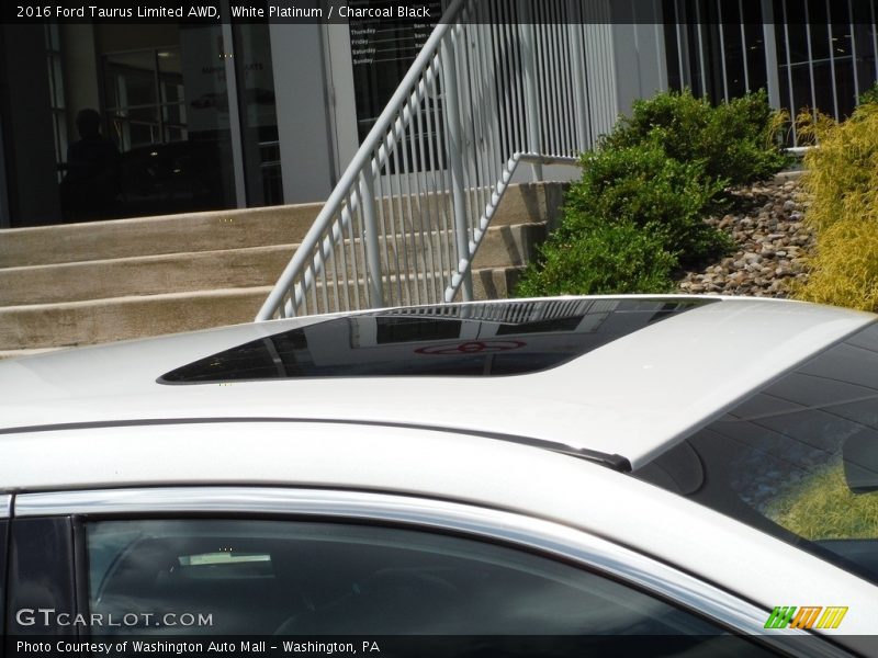 White Platinum / Charcoal Black 2016 Ford Taurus Limited AWD