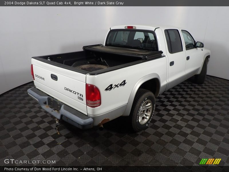 Bright White / Dark Slate Gray 2004 Dodge Dakota SLT Quad Cab 4x4