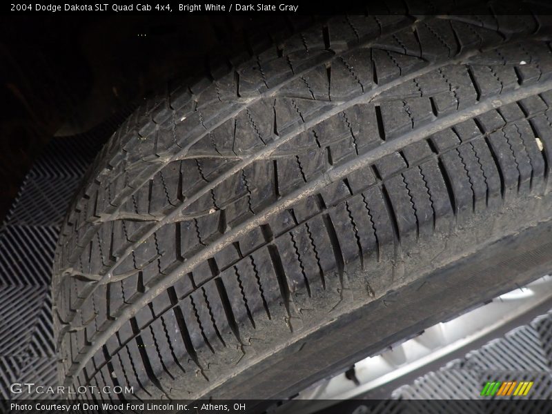 Bright White / Dark Slate Gray 2004 Dodge Dakota SLT Quad Cab 4x4