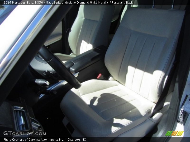 designo Diamond White Metallic / Porcelain/Black 2016 Mercedes-Benz E 350 4Matic Sedan